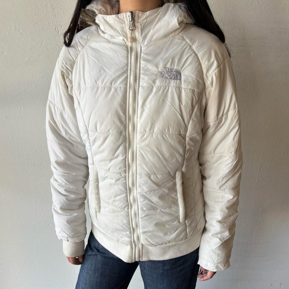 WHITE NORTH FACE JACKET